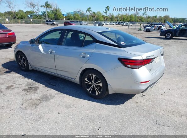 3N1AB8CV2LY288802 2020 NISSAN SENTRA Silver Задня ліва чверть