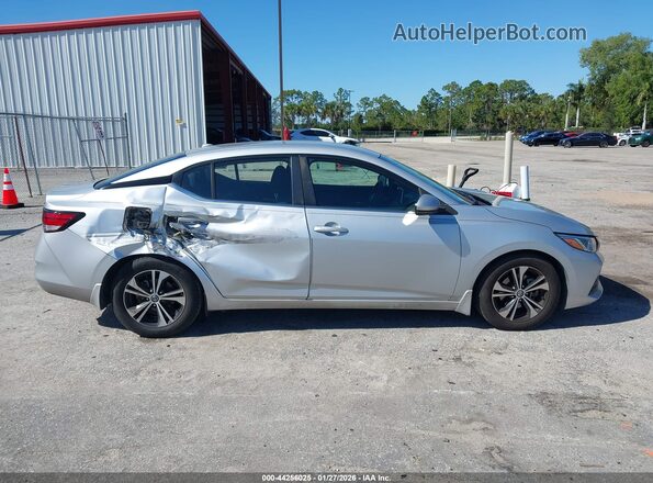 3N1AB8CV2LY288802 2020 NISSAN SENTRA Silver Вид задньої частини салону