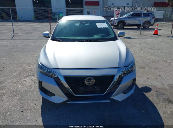 3N1AB8CV2LY288802 2020 NISSAN SENTRA Silver Вид щитка приладів
