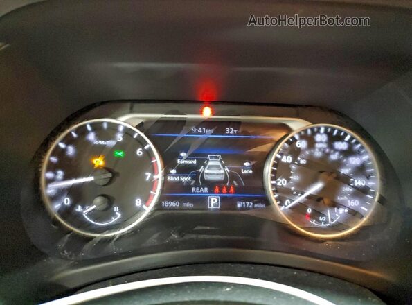 3N1AB8CV4RY384195 2024 NISSAN SENTRA Red Instrument cluster view