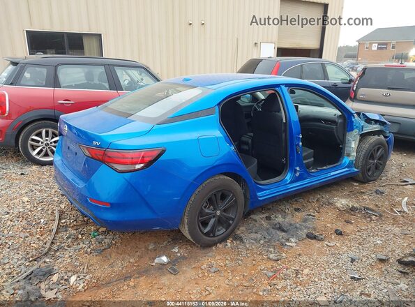 3N1AB8CV5NY276050 2022 NISSAN SENTRA Синий Задняя правая четверть