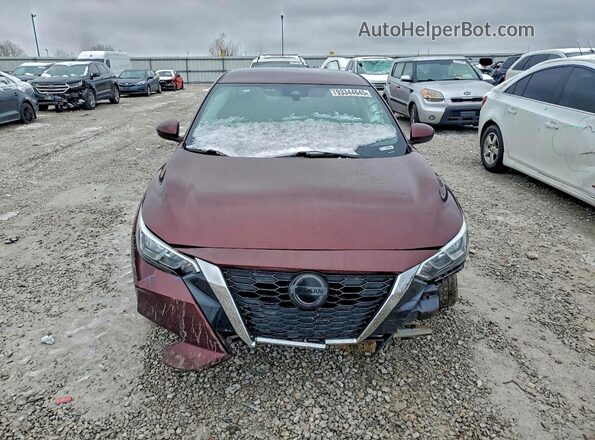 3N1AB8CV5NY299604 2022 NISSAN SENTRA Maroon Widok z przodu