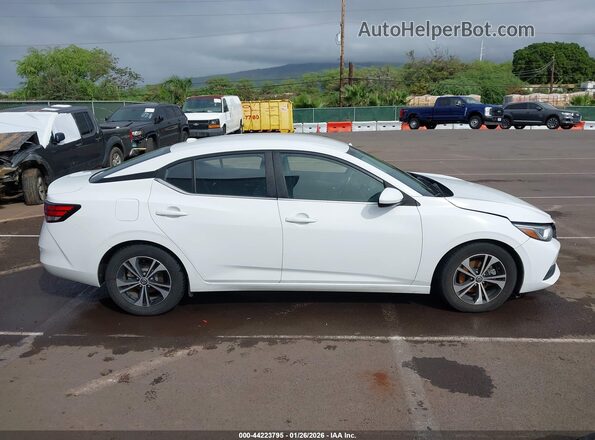 3N1AB8CV6MY274936 2021 NISSAN SENTRA White უკანა სალონის ხედი