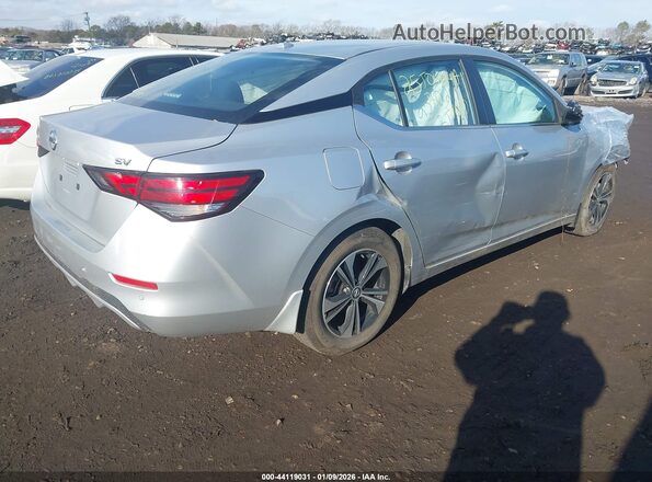 3N1AB8CV6MY323407 2021 NISSAN SENTRA Silver Tył prawy
