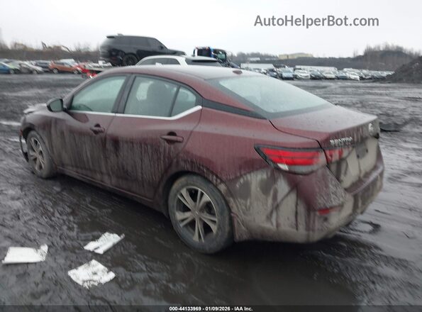 3N1AB8CV9LY275190 2020 NISSAN SENTRA Burgundy Հետևի ձախ