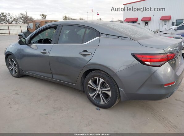 3N1AB8CV9MY240909 2021 NISSAN SENTRA Серый Задняя левая четверть