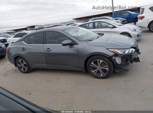 3N1AB8CV9MY240909 2021 NISSAN SENTRA Серый Панорамный вид салона 360°