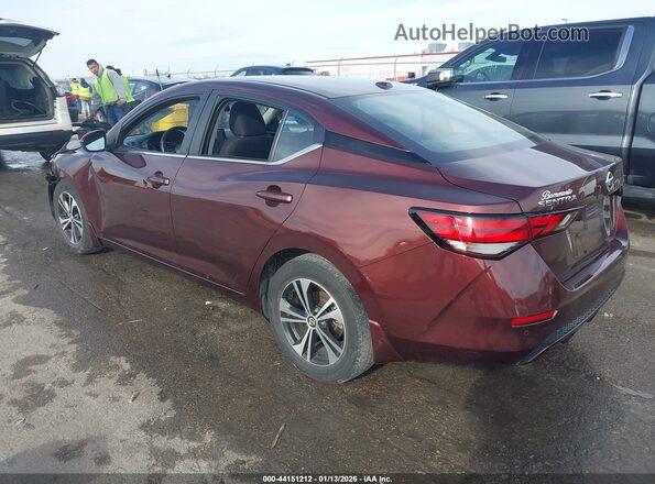 3N1AB8CV9PY307772 2023 NISSAN SENTRA Maroon Հետևի ձախ