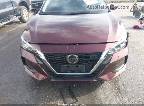 3N1AB8CV9PY307772 2023 NISSAN SENTRA Maroon Սարքավորումների վահանակի տեսք
