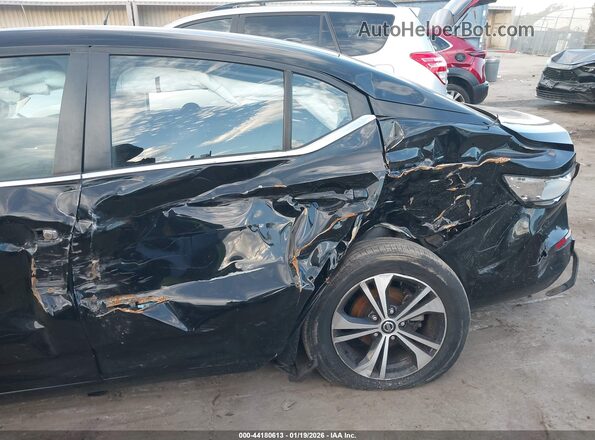 3N1AB8CVXNY256375 2022 NISSAN SENTRA Black Widok z przodu