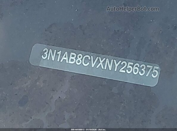 3N1AB8CVXNY256375 2022 NISSAN SENTRA Black Widok komory silnika
