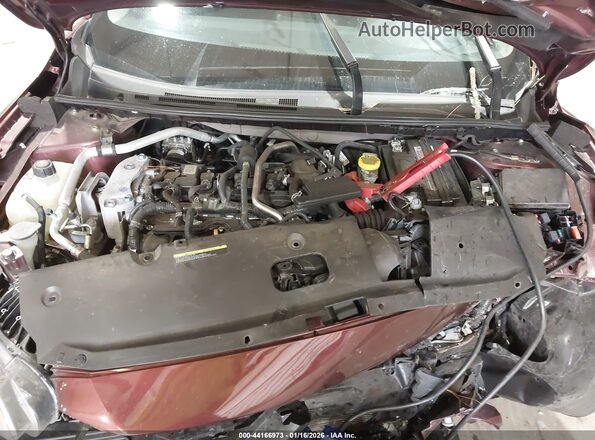 3N1AB8CVXSY203767 2025 NISSAN SENTRA Burgundy უკანა ხედი