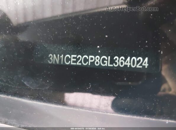 3N1CE2CP8GL364024 2016 NISSAN VERSA NOTE Black ძრავის განყოფილების ხედი