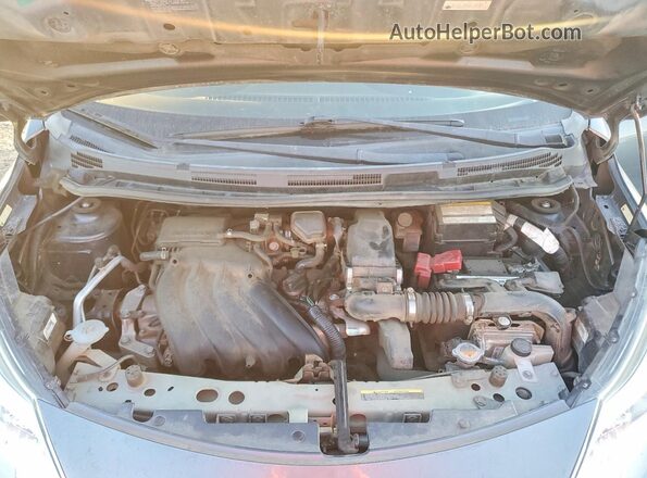 3N1CE2CPXGL396781 2016 NISSAN VERSA Gray Widok wnętrza z tyłu
