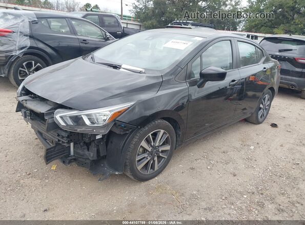 3N1CN8EV9PL832678 2023 NISSAN VERSA Black Передня ліва чверть