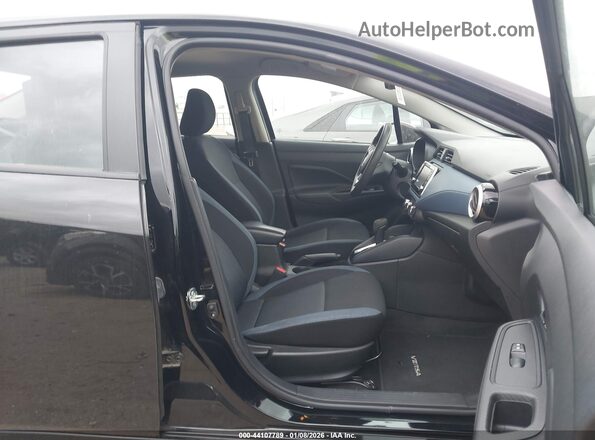 3N1CN8EV9PL832678 2023 NISSAN VERSA Black Вид салону спереду