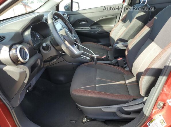 3N1CN8FV2NL837149 2022 NISSAN VERSA Red წინა სალონის ხედი