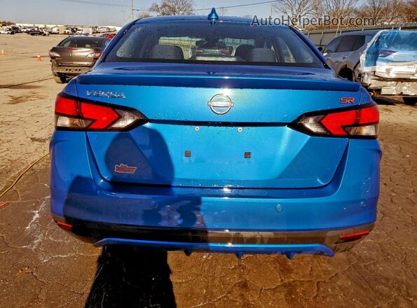3N1CN8FV7PL852619 2023 NISSAN VERSA Синий Вид сзади