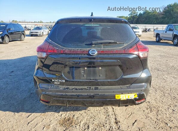3N1CP5BV3ML536192 2021 NISSAN KICKS Black Widok z tyłu