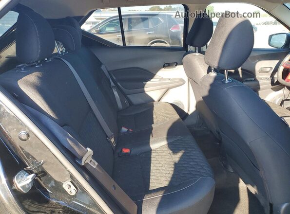 3N1CP5BV3ML536192 2021 NISSAN KICKS Black Widok wnętrza z tyłu