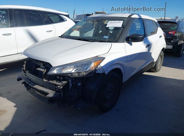 3N1CP5BV3PL530879 2023 NISSAN KICKS White წინა მარცხენა ხედი სამი მეოთხედიდან