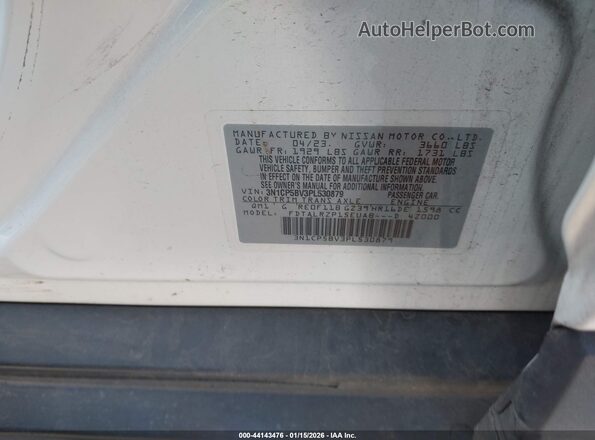 3N1CP5BV3PL530879 2023 NISSAN KICKS White ძრავის განყოფილების ხედი