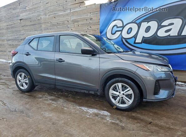 3N1CP5BV5RL549856 2024 NISSAN KICKS Серый Передняя правая четверть