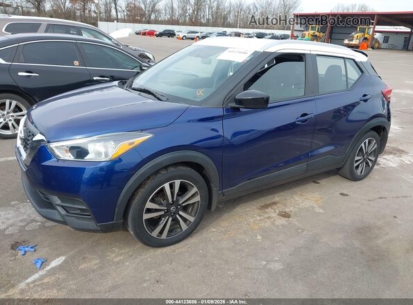 3N1CP5CU2JL543023 2018 NISSAN KICKS Blue Przód lewy