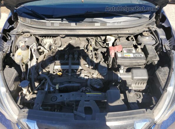 3N1CP5CU6JL515581 2018 NISSAN KICKS Blue Widok komory silnika