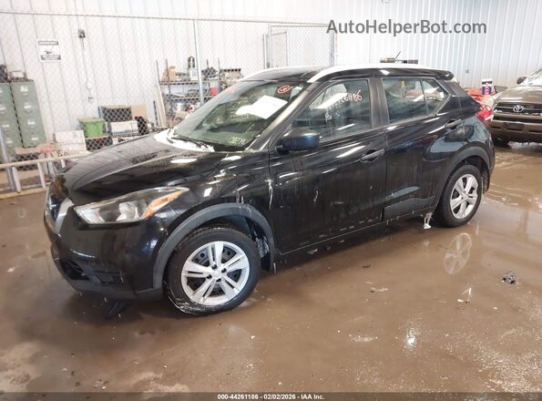 3N1CP5CU8KL469379 2019 NISSAN KICKS Black Առջևի ձախ երեք քառորդ տեսարան