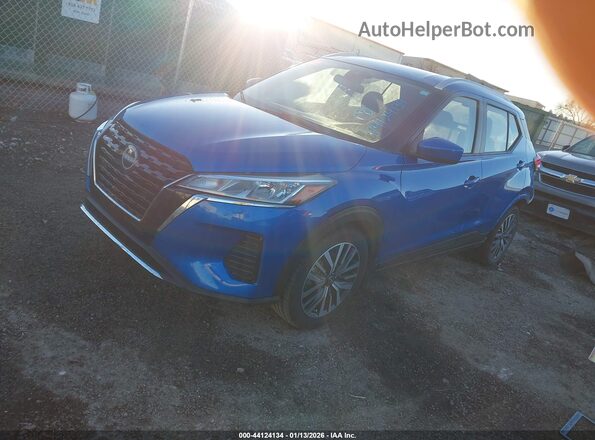 3N1CP5CV4PL568507 2023 NISSAN KICKS Blue Przód lewy