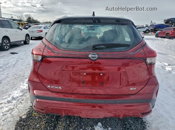 3N1CP5CV4RL509542 2024 NISSAN KICKS Red Rear view