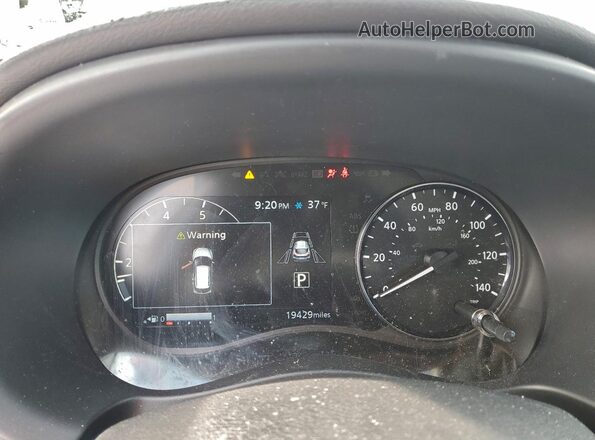 3N1CP5CV4RL509542 2024 NISSAN KICKS Red Instrument cluster view