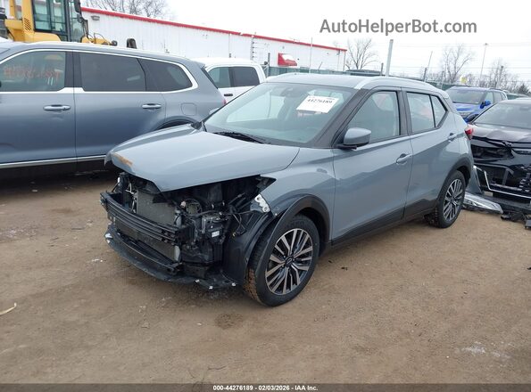 3N1CP5CV5NL523346 2022 NISSAN KICKS Gray Przód lewy