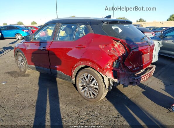 3N1CP5CV6NL503378 2022 NISSAN KICKS Burgundy 