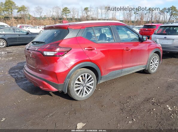 3N1CP5CVXNL516490 2022 NISSAN KICKS Red Trasero derecho