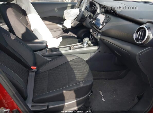 3N1CP5CVXNL516490 2022 NISSAN KICKS Red Vista interior delantera