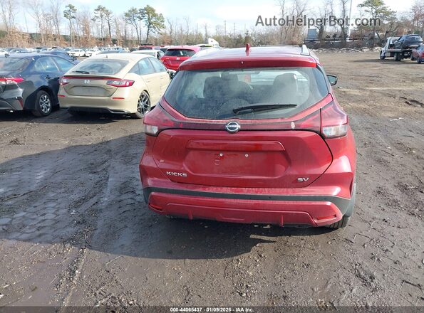3N1CP5CVXNL516490 2022 NISSAN KICKS Red 
