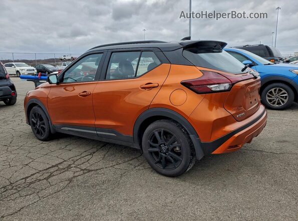 3N1CP5DV3RL561484 2024 NISSAN KICKS Orange Trasero izquierdo