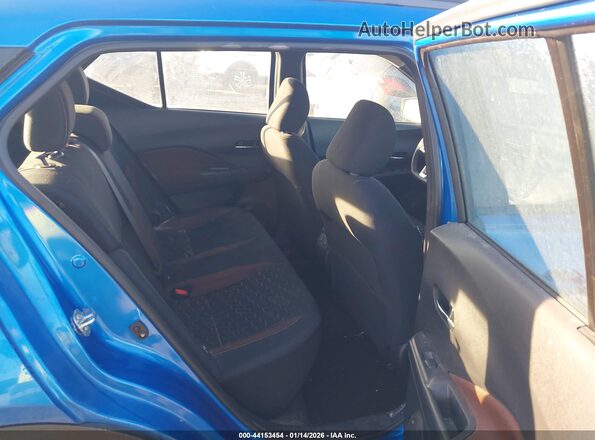 3N1CP5DV8PL535332 2023 NISSAN KICKS Blue Вид наклейки з VIN-кодом