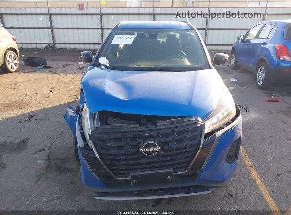 3N1CP5DV8PL535332 2023 NISSAN KICKS Blue Вид щитка приладів