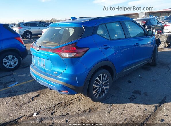 3N1CP5DV8PL535332 2023 NISSAN KICKS Blue Задня права чверть