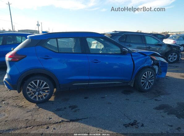 3N1CP5DV8PL535332 2023 NISSAN KICKS Blue Вид задньої частини салону