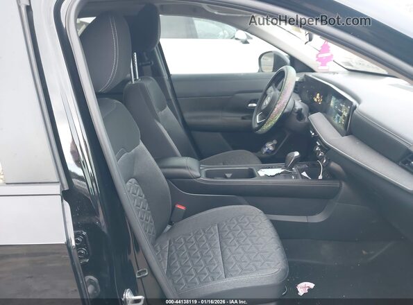 3N8AP6CBXSL378482 2025 NISSAN KICKS Black Widok wnętrza z przodu