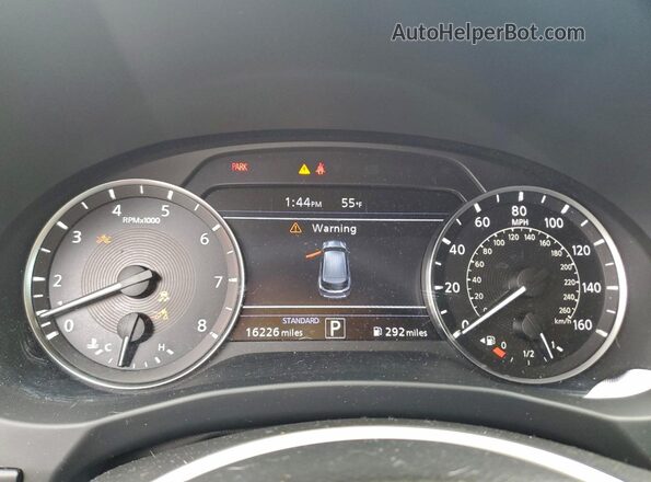 3PCAJ5AA8RF101064 2024 INFINITI QX50 Black Вид щитка приладів