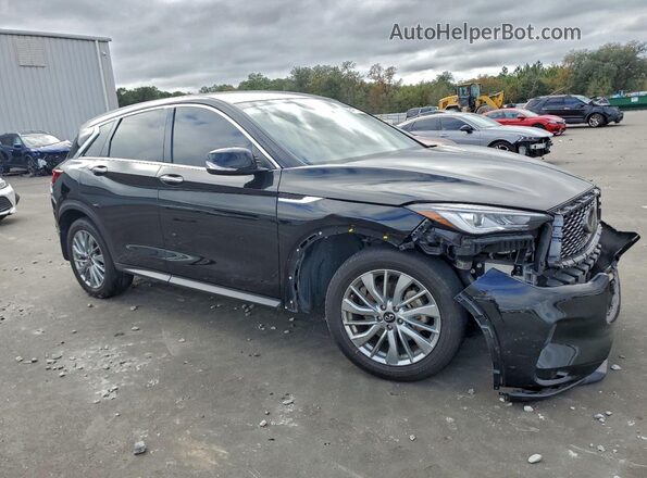 3PCAJ5AA8RF101064 2024 INFINITI QX50 Black Передня права чверть