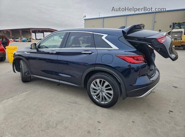 3PCAJ5AB2SF105349 2025 INFINITI QX50 Blue Tył lewy