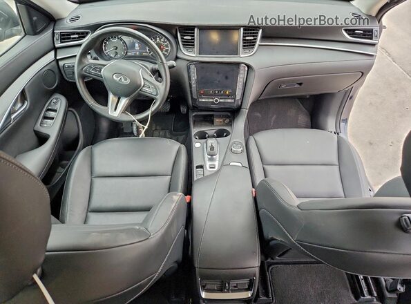 3PCAJ5AB2SF105349 2025 INFINITI QX50 Blue Widok deski rozdzielczej