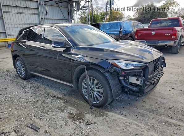 3PCAJ5AB9SF107485 2025 INFINITI QX50 Black Przód prawy