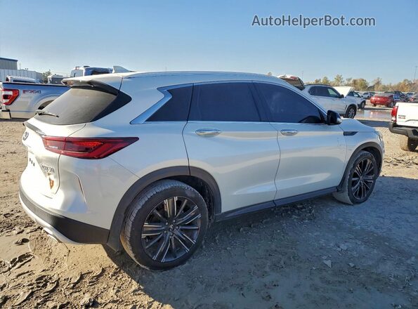 3PCAJ5BA0NF106235 2022 INFINITI QX50 Белый Задняя правая четверть